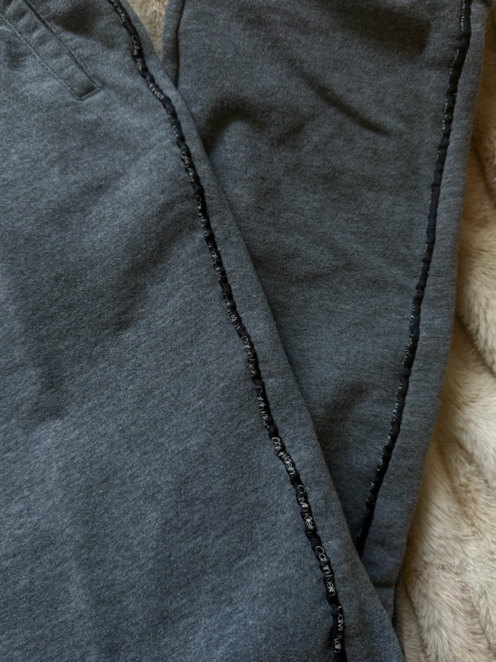 Gray Drawstring Jogger Sweatpants - Picture 4 of 4